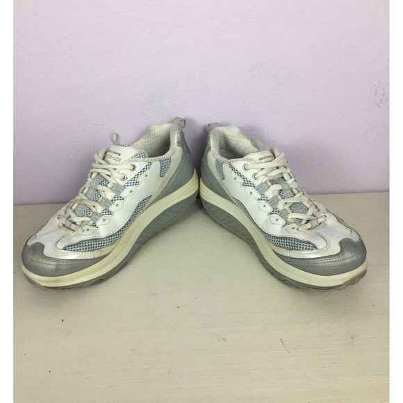 SKECHERS Shape Ups 11803 WSLB Womens White Athletic Walking Toning Shoe Size 8 - Picture 5 of 11